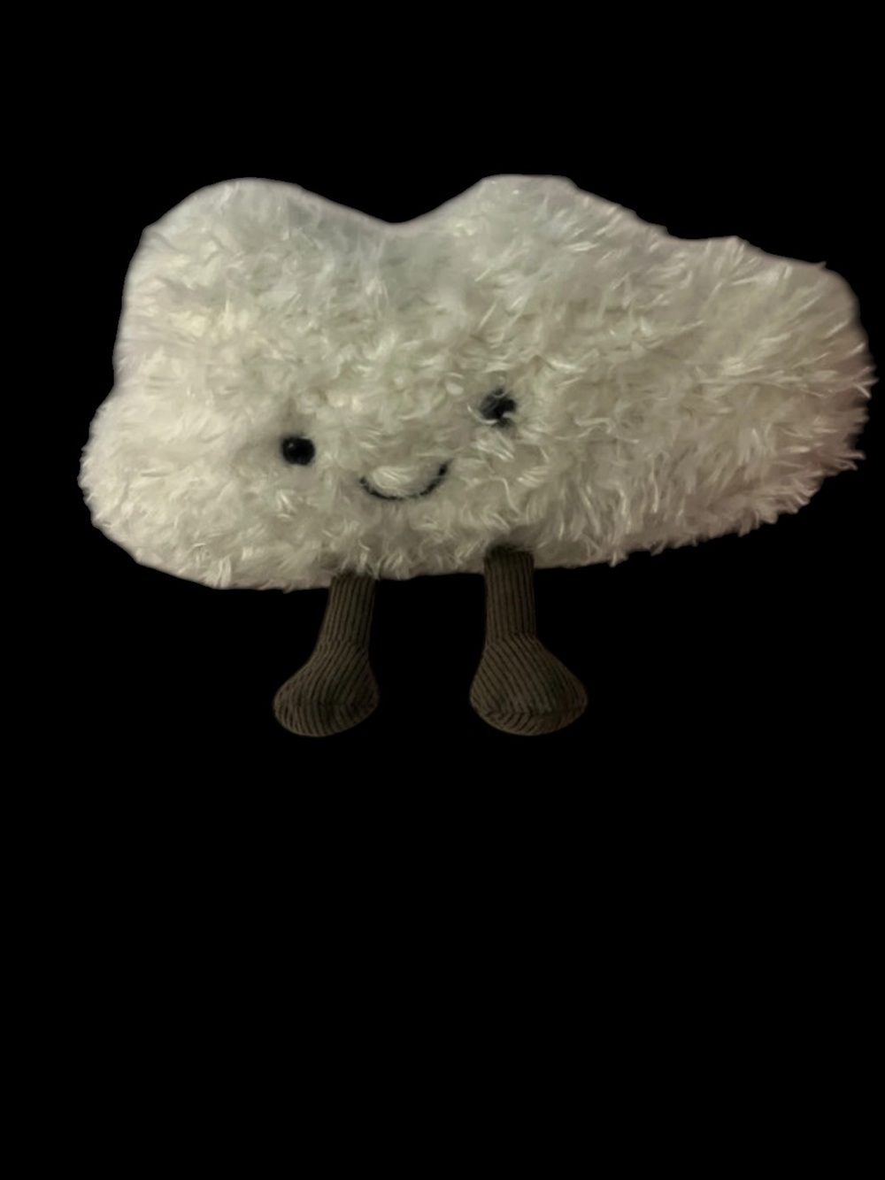Jellycat Amuseables White Cloud Plush 10" Stuffed Animal With Dust Bag